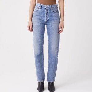 AGOLDE 90's Pinch Waist High Rise Straight in Endless